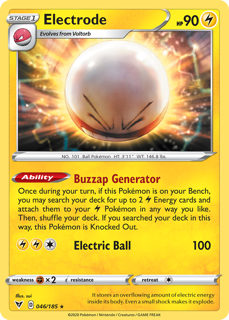 Electrode (46/185) - Vivid Voltage Pokémon Card