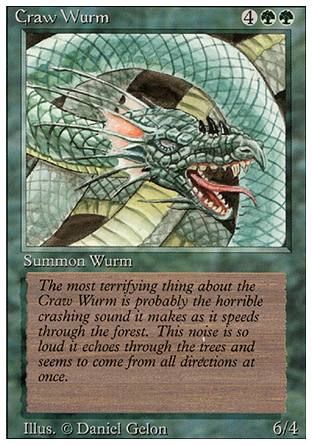 Craw Wurm (Revised Edition) Trading Card