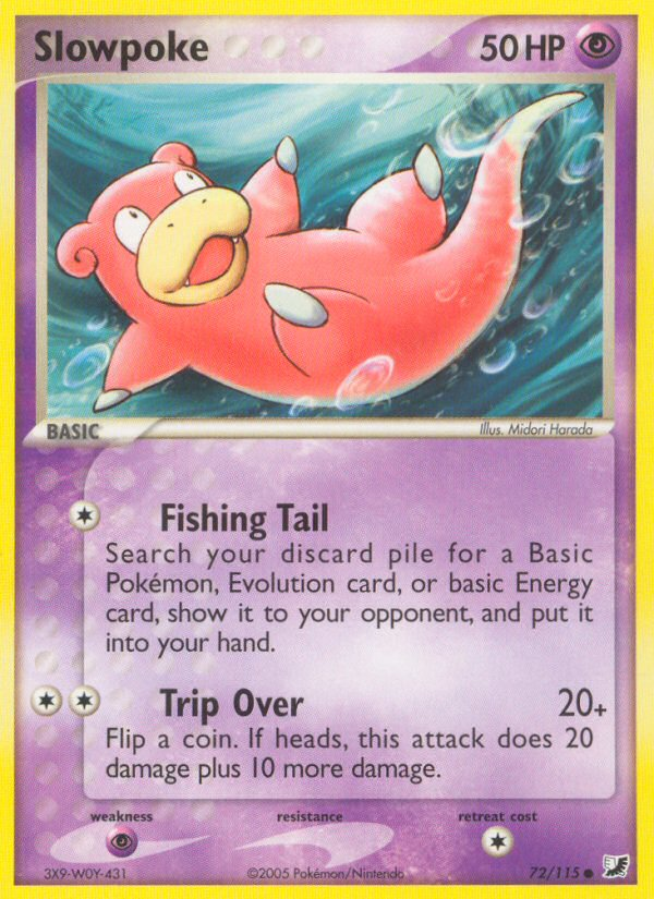 Slowpoke (72/115) - Unseen Forces Pokémon Card