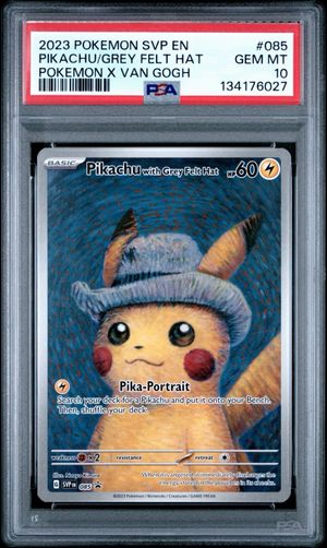 Pikachu with Grey Felt Hat (85/148) - Scarlet & Violet Black Star Promos