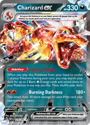 Charizard ex (125/197) - Obsidian Flames
