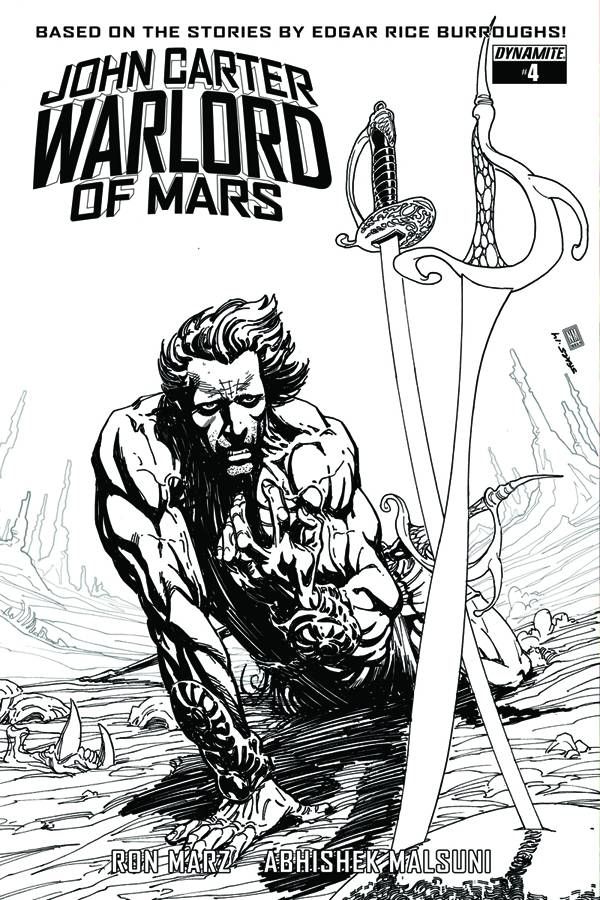 John Carter, Warlord of Mars #6 (10 Copy Sears B&amp;w Cover)