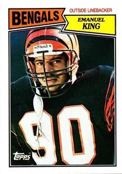 Emanuel King 1987 Topps #196 Sports Card