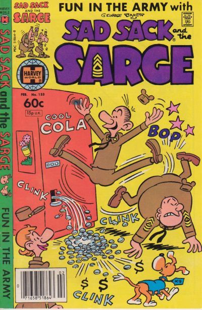 Sad Sack And The Sarge #153 Comic