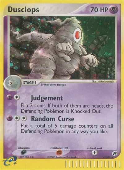 Dusclops Pokémon Card