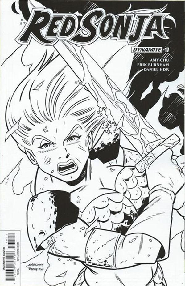 Red Sonja #17 (Cover G 20 Copy Marques B&w In)