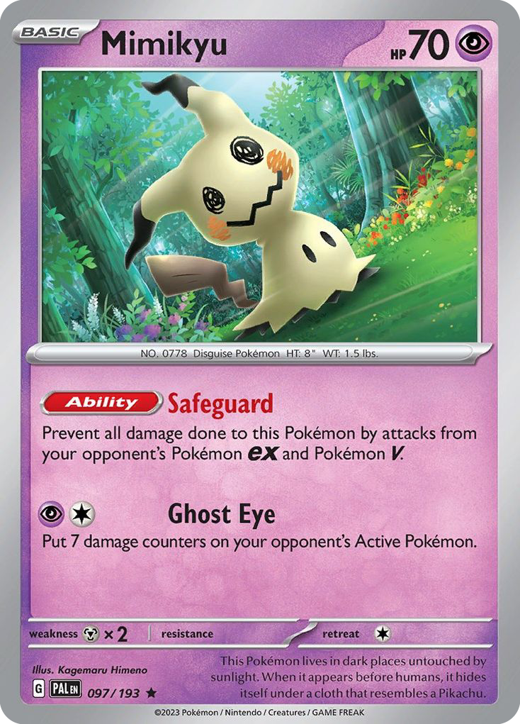 Mimikyu (97/193) - Paldea Evolved Pokémon Card