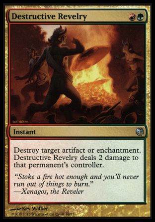 Destructive Revelry (Heroes vs. Monsters) Trading Card