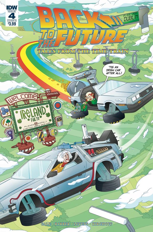 Back To The Future Time Train #4 (Cover B Murphy)