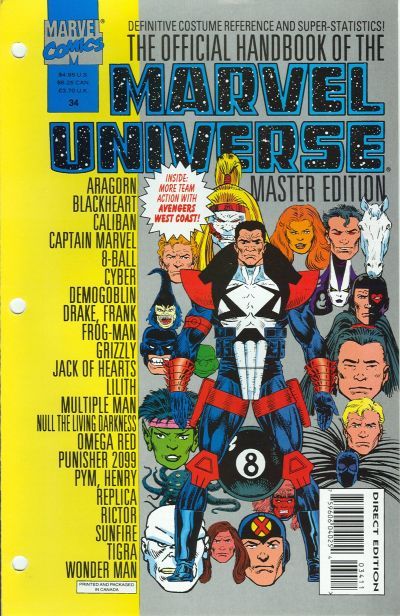 Official Handbook of the Marvel Universe Master Edition #34 Comic