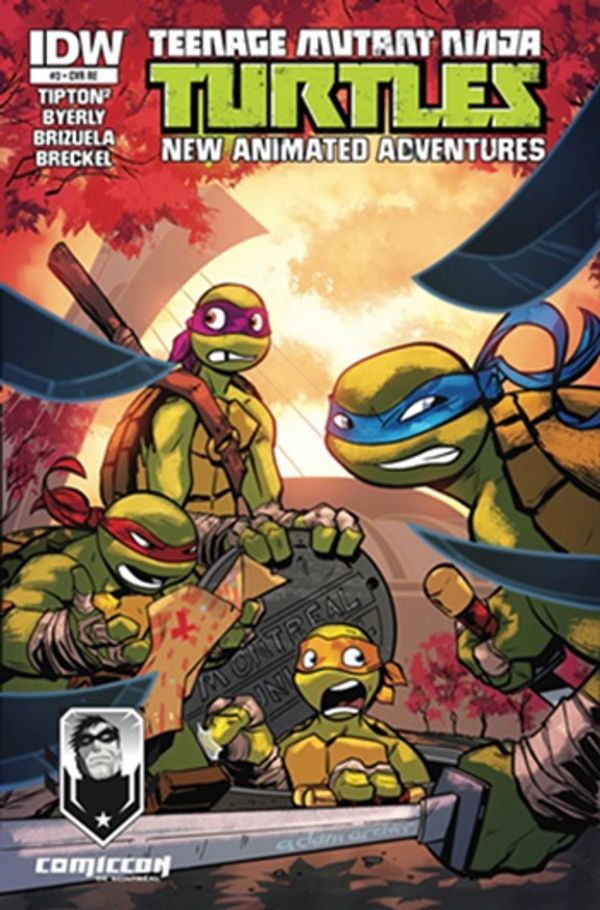 TMNT: New Animated Adventures #3 (Montreal ComicCon Convention Edition ...