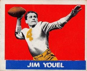 Jim Youel 1948 Leaf Football #80 Sports Card