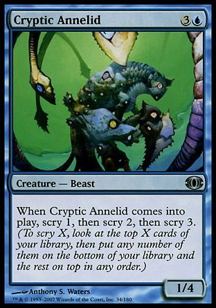 Cryptic Annelid (Future Sight) Trading Card