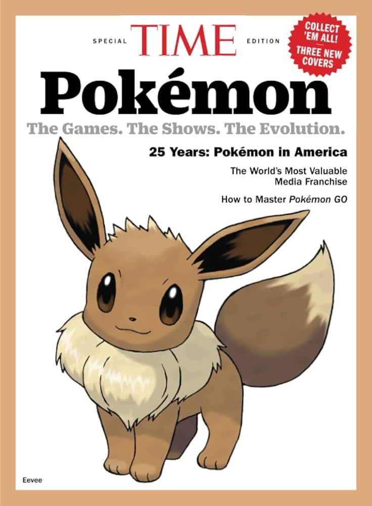 Time Special Edition: Pokemon #nn (Eevee Cover) Magazine