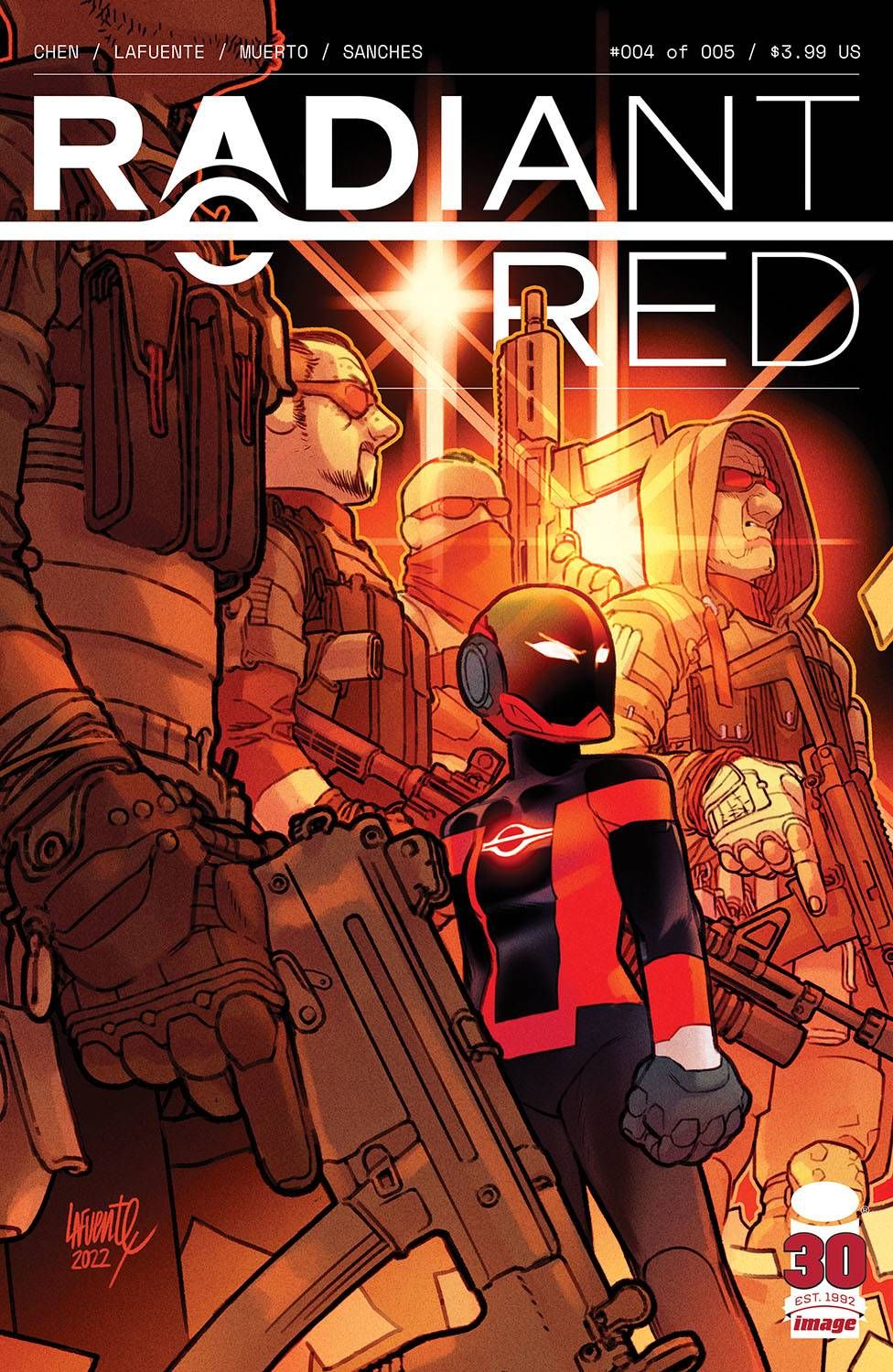 Radiant Red #4 Comic