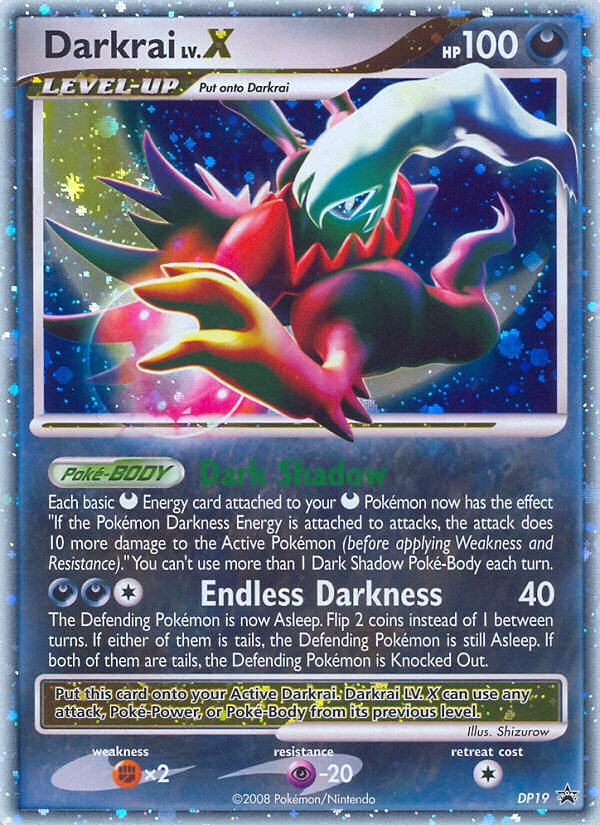 Darkrai LV.X (DP19) - DP Black Star Promos Pokémon Card