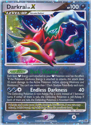 Darkrai LV.X (DP19) - DP Black Star Promos