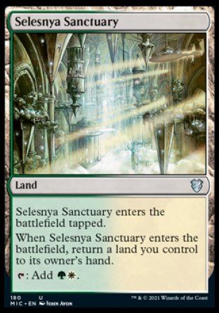 Selesnya Sanctuary (Innistrad Midnight Hunt Commander Decks) Trading Card