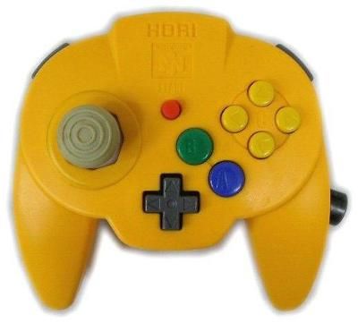Nintendo 64 Hori Controller [Yellow] Video Game