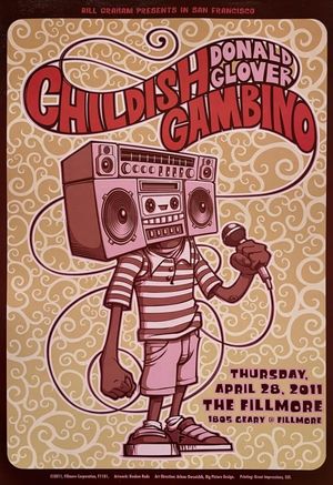 NF-1101-OP-1 Childish Gambino The Fillmore 2011