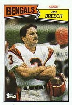 Jim Breech 1987 Topps #191 Sports Card