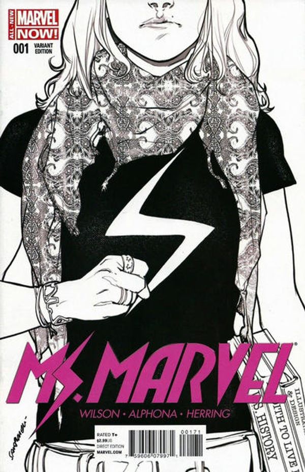 Ms Marvel #1 (Pichelli Sketch Cover)
