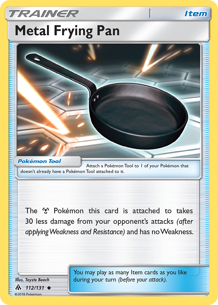 Metal Frying Pan (Trainer: Pokémon Tool) (112/131) - Forbidden Light Pokémon Card