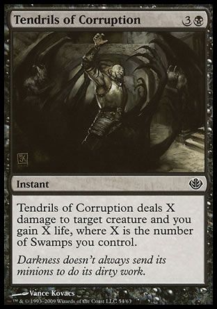 Tendrils of Corruption (Garruk vs. Liliana) Trading Card