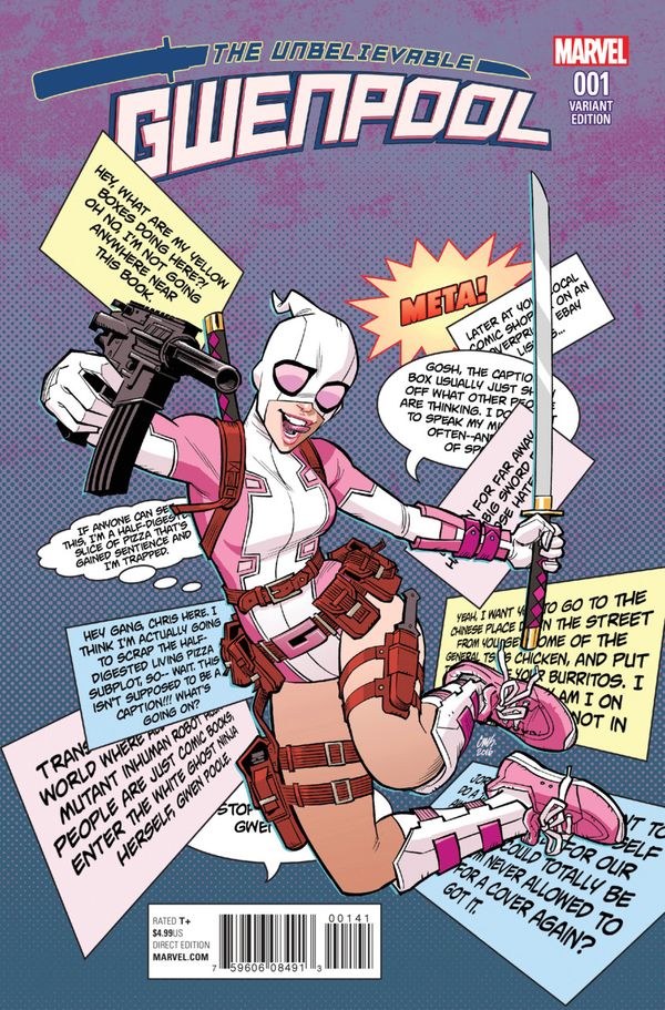 The Unbelievable Gwenpool #1 (Stewart Variant Cover)