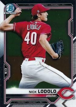 Nick Lodolo 2021 Bowman Chrome - Prospects Baseball #BCP-178 Sports Card