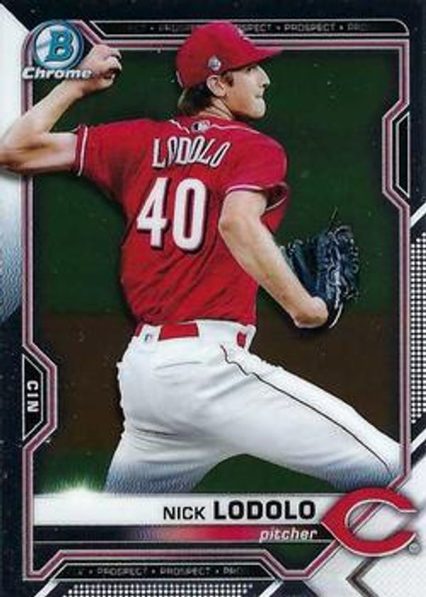 Nick Lodolo 2021 Bowman Chrome - Prospects Baseball #BCP-178