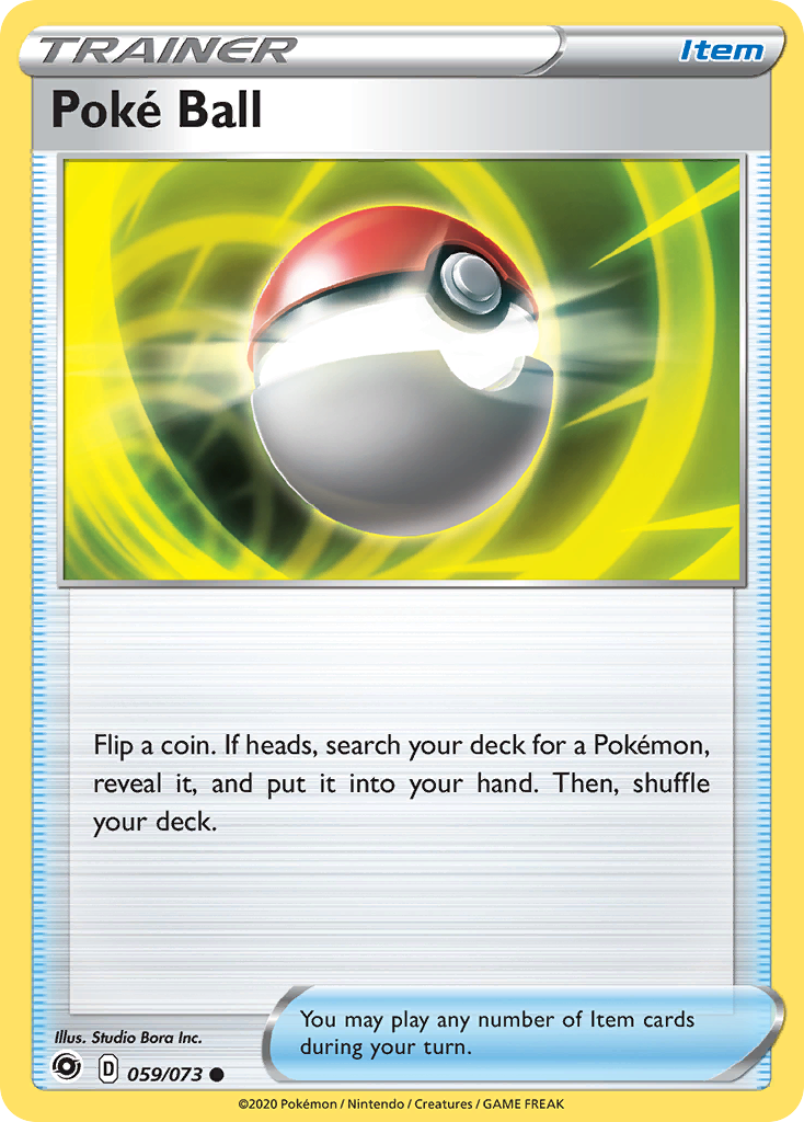 Poké Ball (59/73) - Champion's Path Pokémon Card