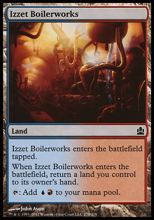 Izzet Boilerworks (MTG Commander) Trading Card