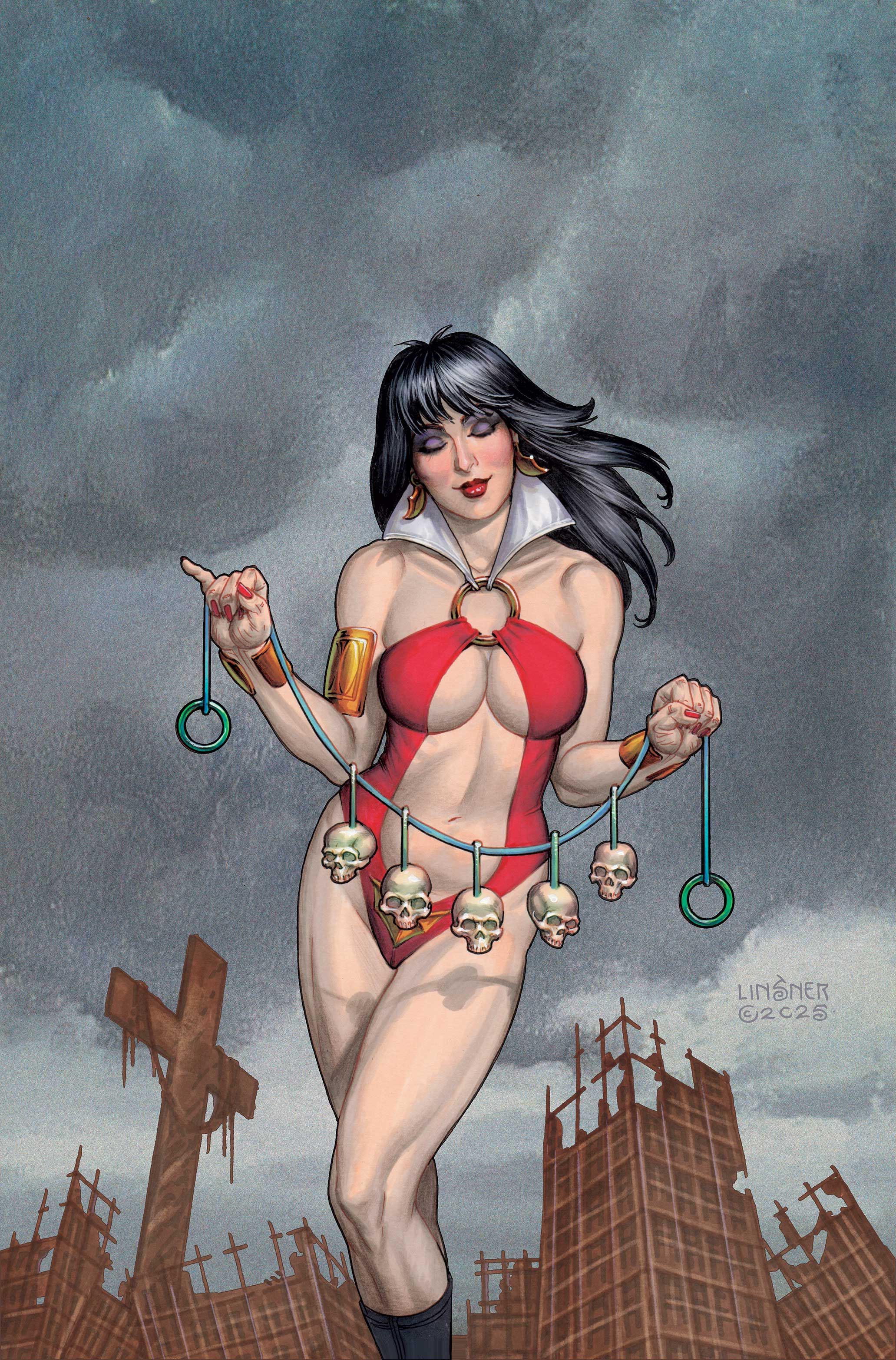 Vampirella Armageddon #9 (Cvr G Inc 1:10 Joseph Michael Linsner Virgin Variant) Comic
