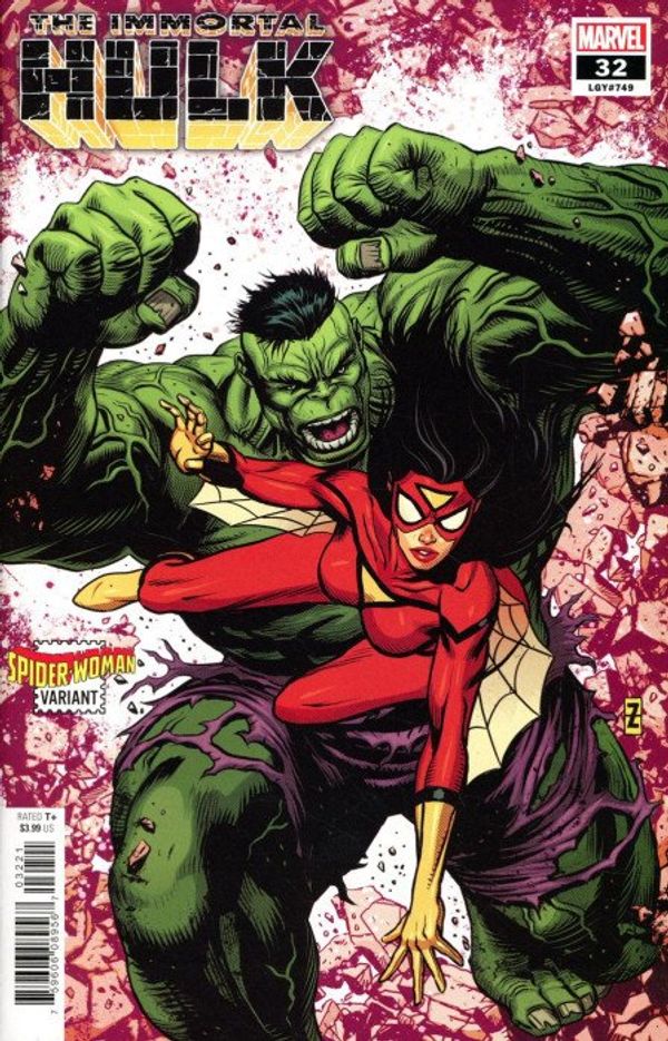 Immortal Hulk #32 (Zircher Spider-woman Variant)