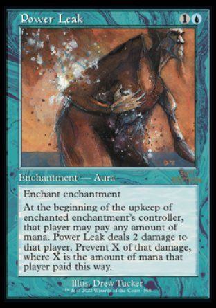 Power Leak (Magic 30th Anniversary Edition - Old Frame) Trading Card