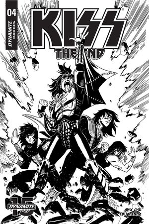 Kiss End #4 (30 Copy Brown B&w Cover)