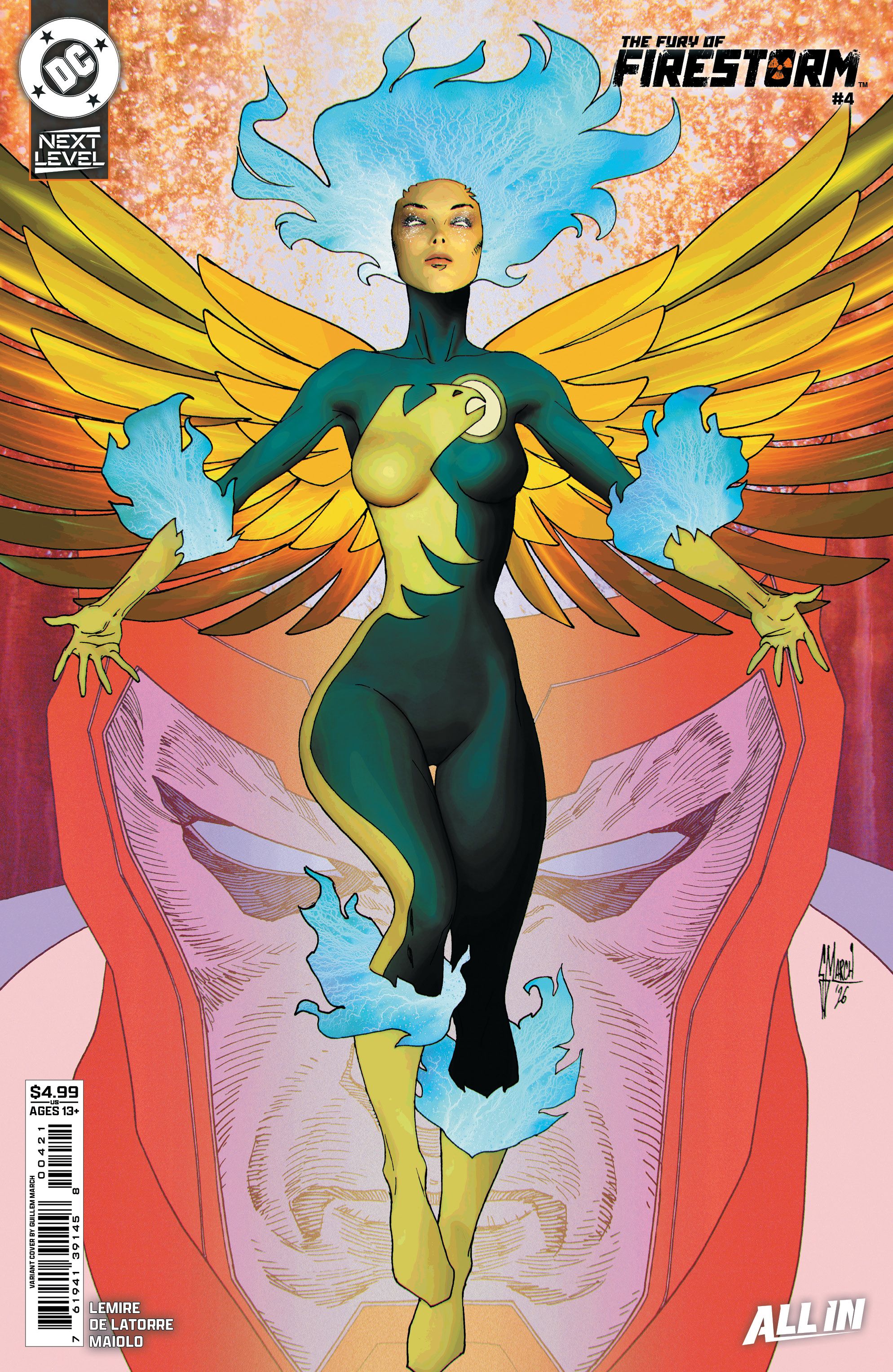 Fury of Firestorm #4 (Cvr B Guillem March Card Stock Variant) Comic