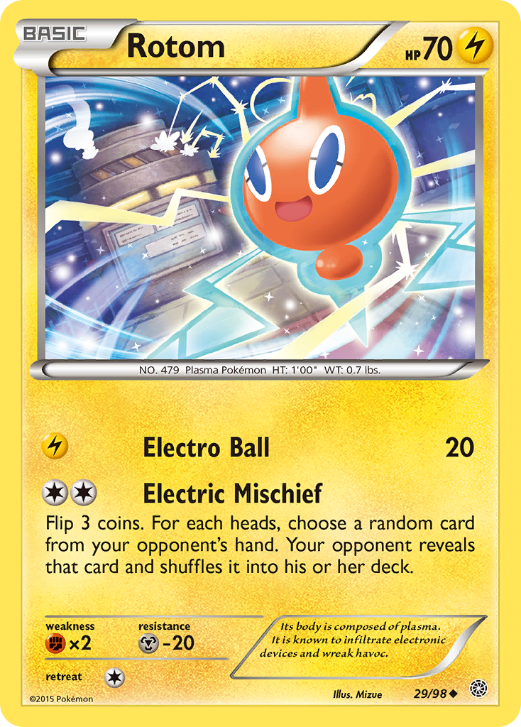 Rotom (29/98) - Ancient Origins Pokémon Card