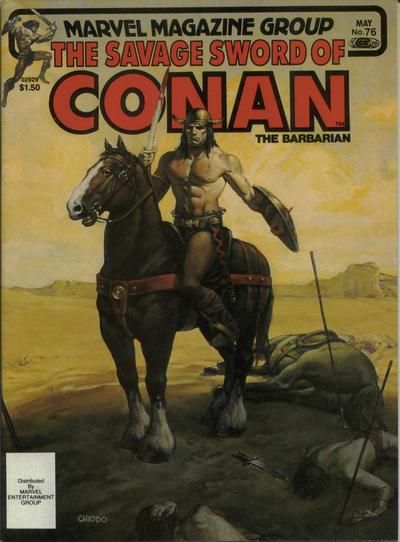 The Savage Sword of Conan #76 Comic
