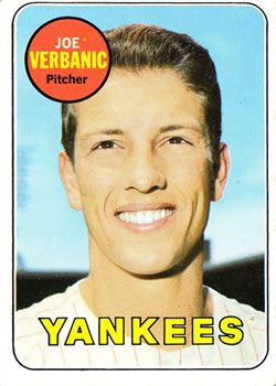 Joe Verbanic 1969 Topps #541 Sports Card