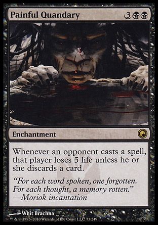 Painful Quandary (Scars of Mirrodin) Trading Card