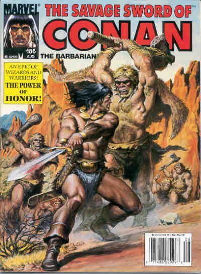 The Savage Sword of Conan #188 Comic
