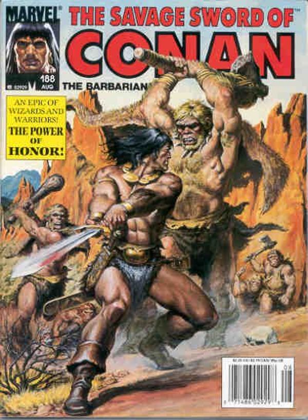 The Savage Sword of Conan #188