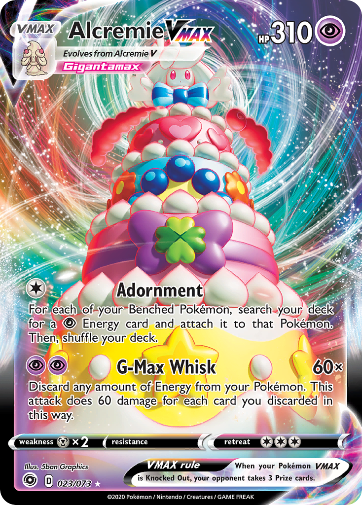 Alcremie VMAX (23/73) - Champion's Path Pokémon Card