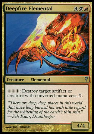 Deepfire Elemental (Coldsnap) Trading Card