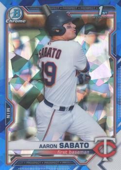 Aaron Sabato 2021 Bowman Sapphire Edition Baseball #BCP-125 Sports Card