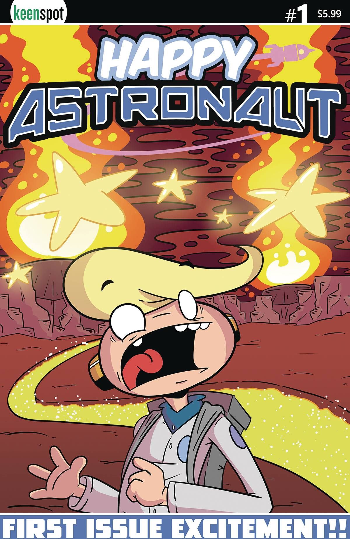 Happy Astronaut Comic