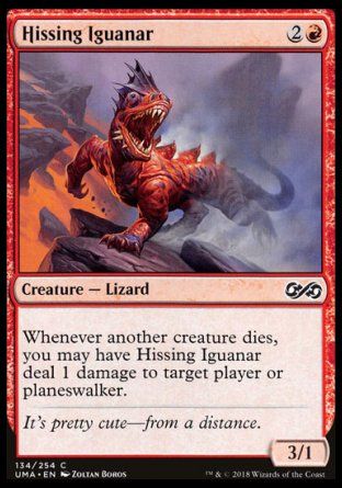 Hissing Iguanar (Ultimate Masters) Trading Card