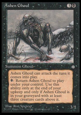 Ashen Ghoul (Ice Age) Trading Card